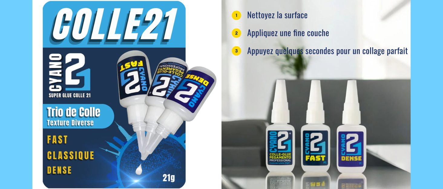 colle cyanoacrylate professionnelle