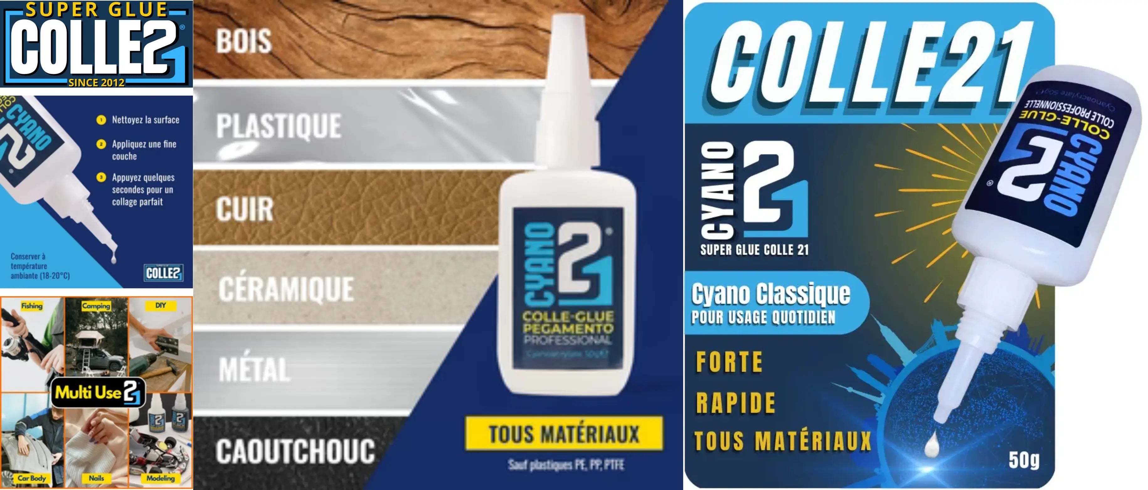 Colla21. Colla instantanea liquida extra forte