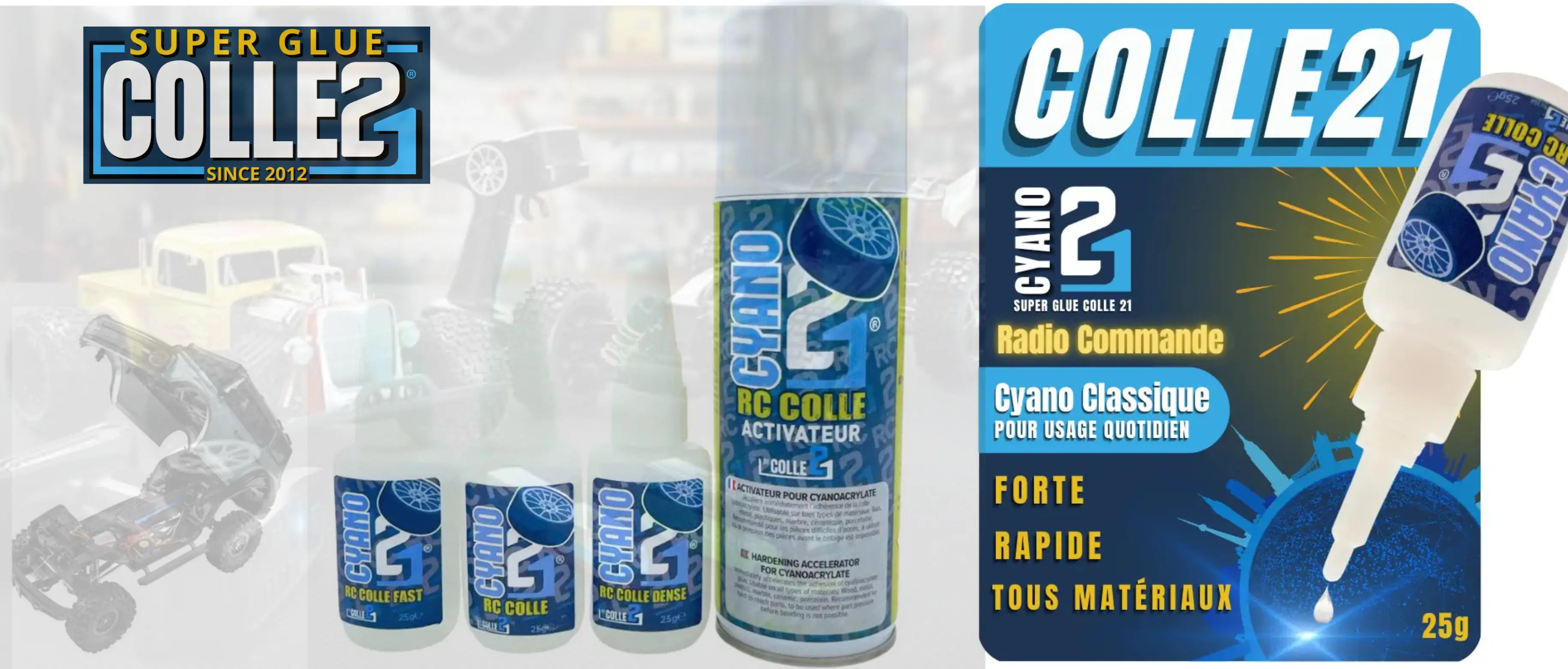 colle pour modélisme RC