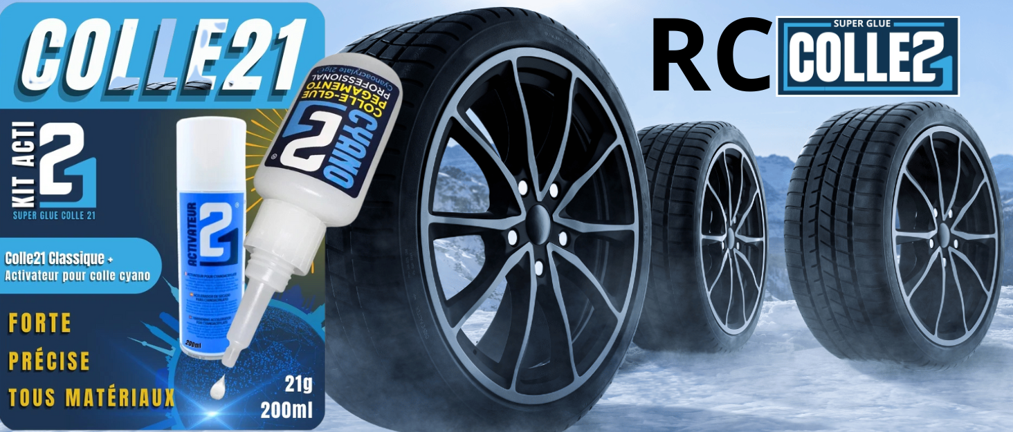 Super Glue cyanoacrylate professionnelle pour pneus RC