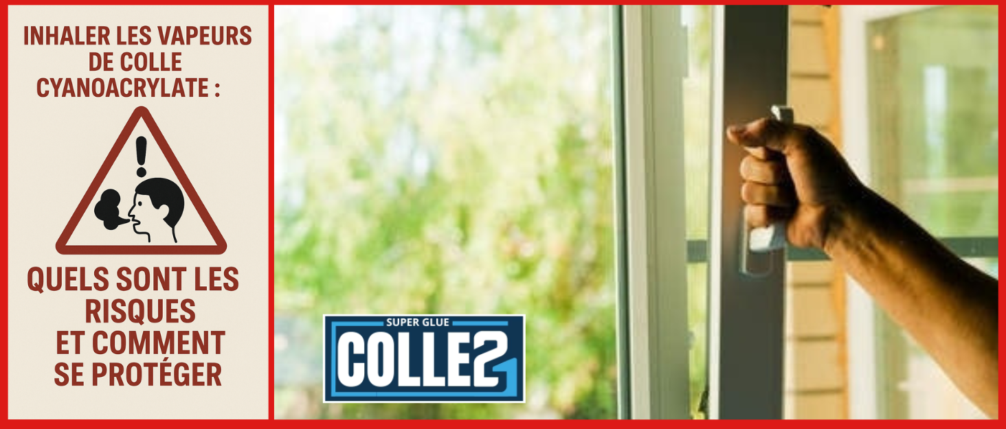 Inhaler les vapeurs de colle cyanoacrylate