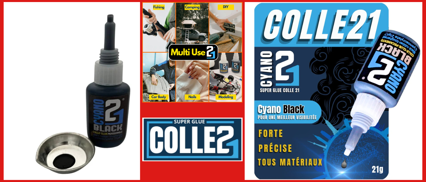 Super Glue Cyano Noir