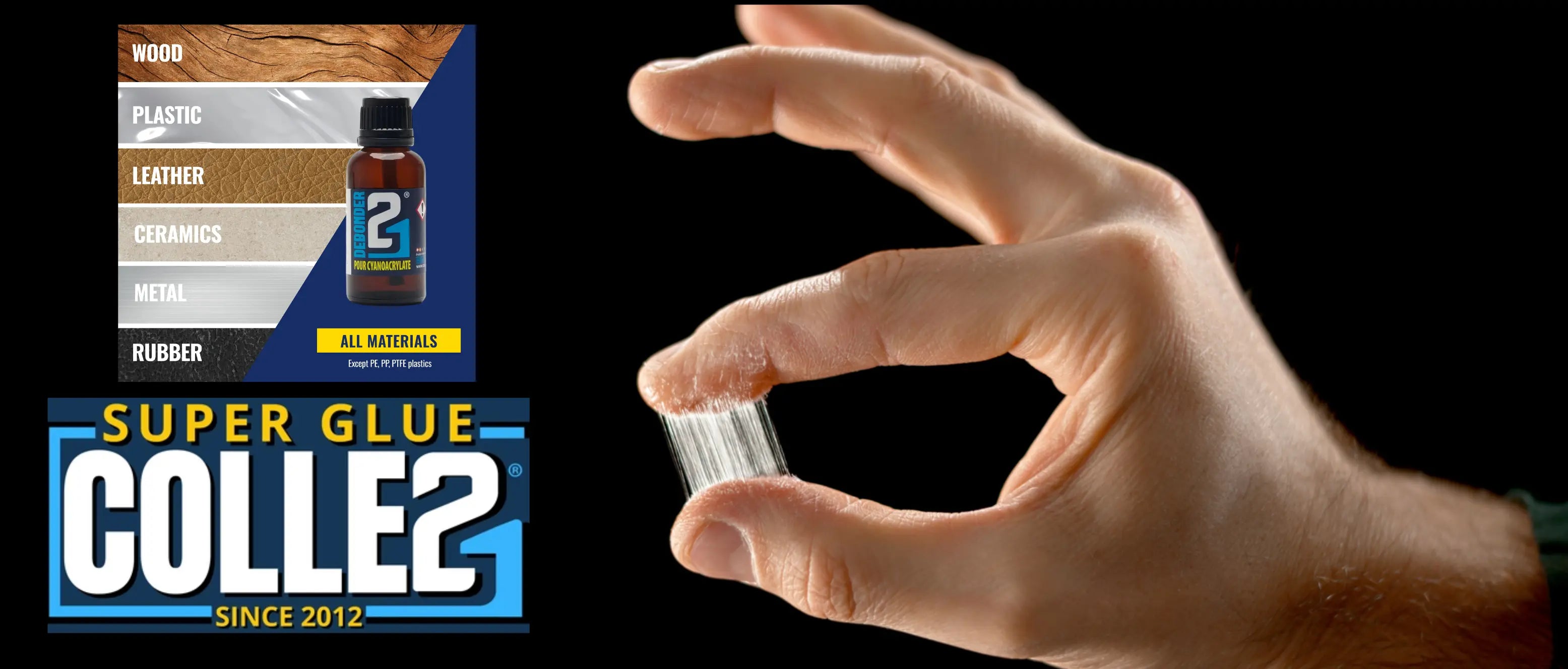 Colle super glue sur les doigts by Colle21