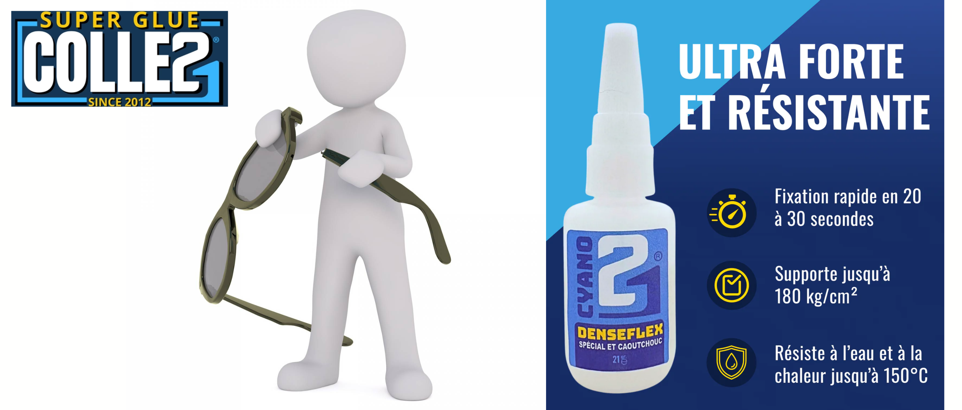 Quelle est la meilleure colle pour lunettes