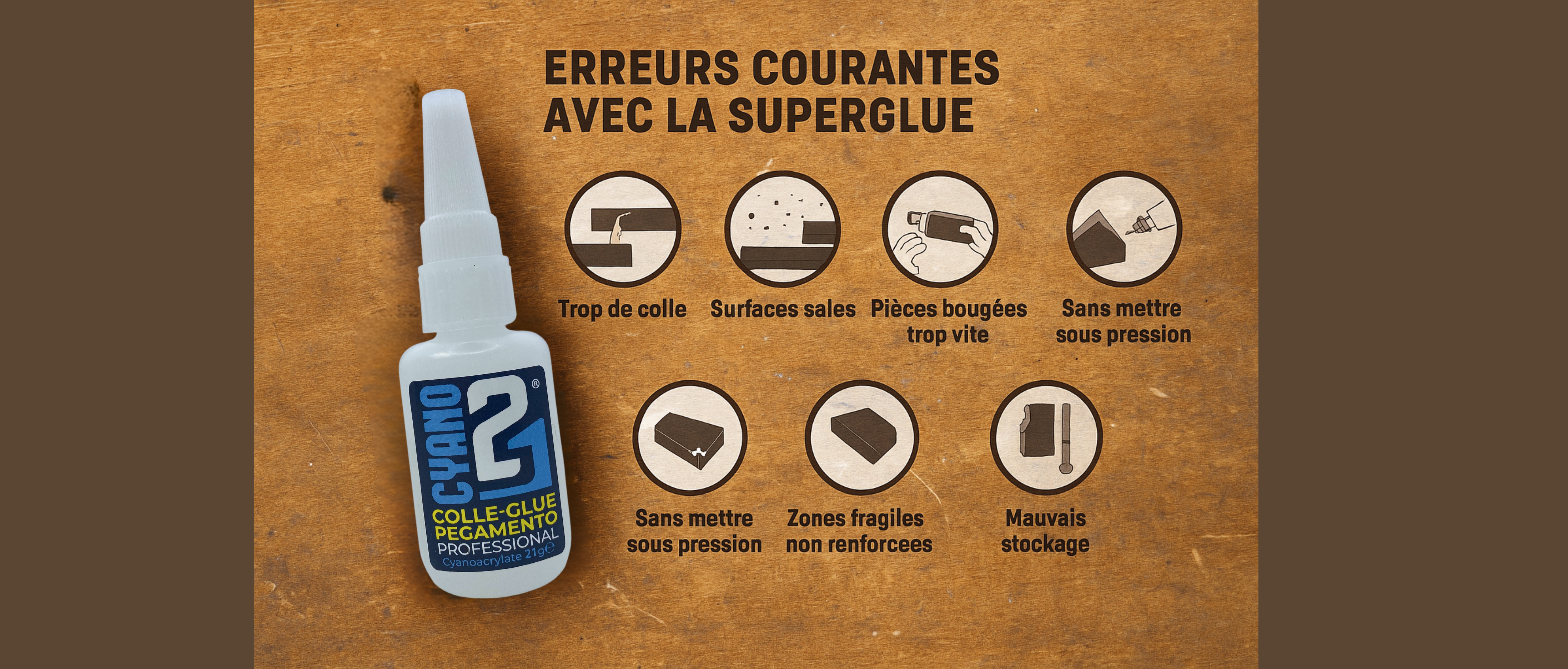 Comment-éviter-les-erreurs-les-plus-fréquentes-quand-on-utilise-une-Superglue-Cyano-Colle21 Super Glue Colle 21