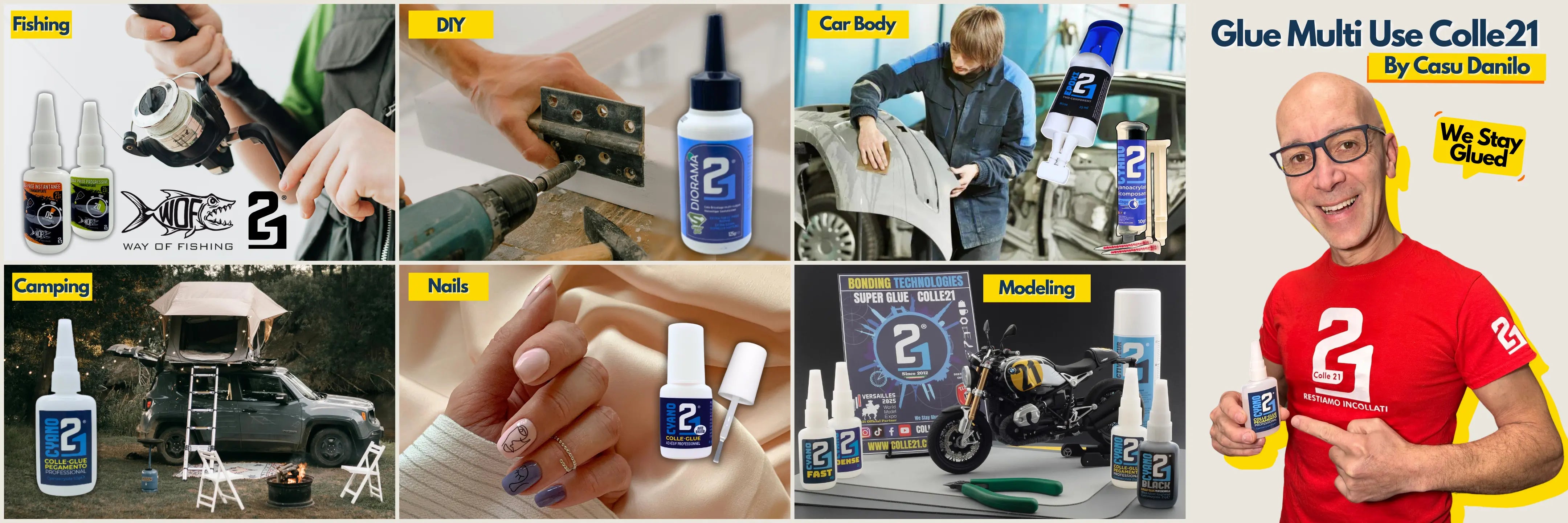 La SUPER GLUE Colle Cyanoacrylate Ne Sèche Pas