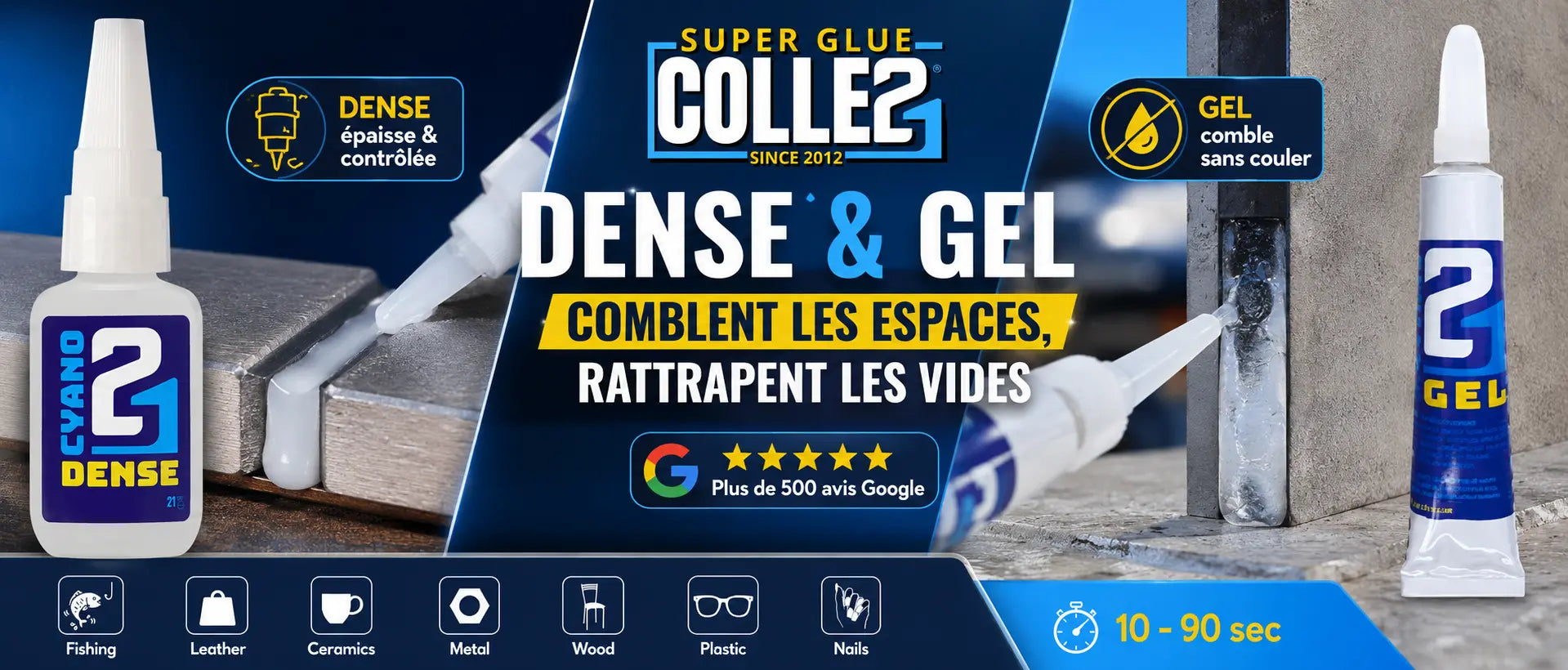 Comment combler un espace avec une Super Glue ?