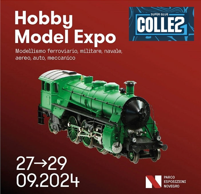 Découvrez Colle 21 au Novegro Hobby Model Expo à Milan ! - Super Glue Colle 21