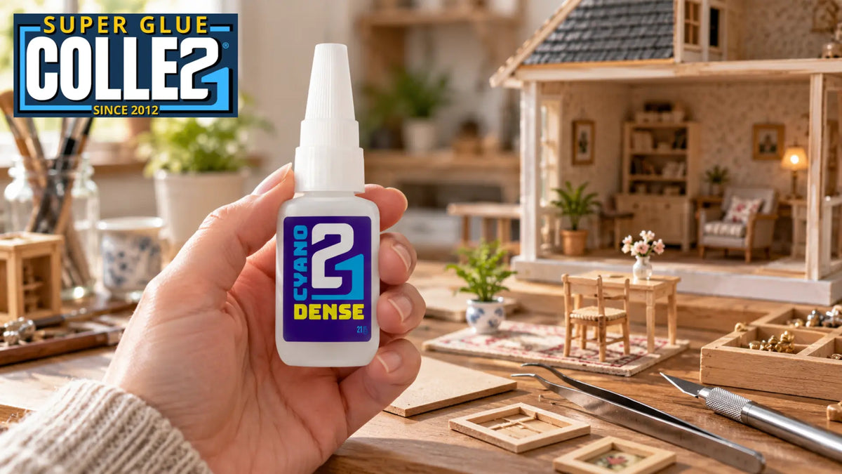 Quelle colle utiliser pour les miniatures de maison de poupée ?