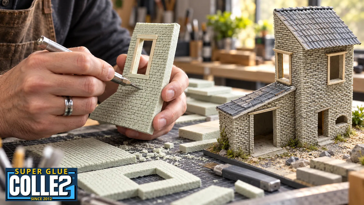 comment construire un décor de diorama avec du TechnoFoam?