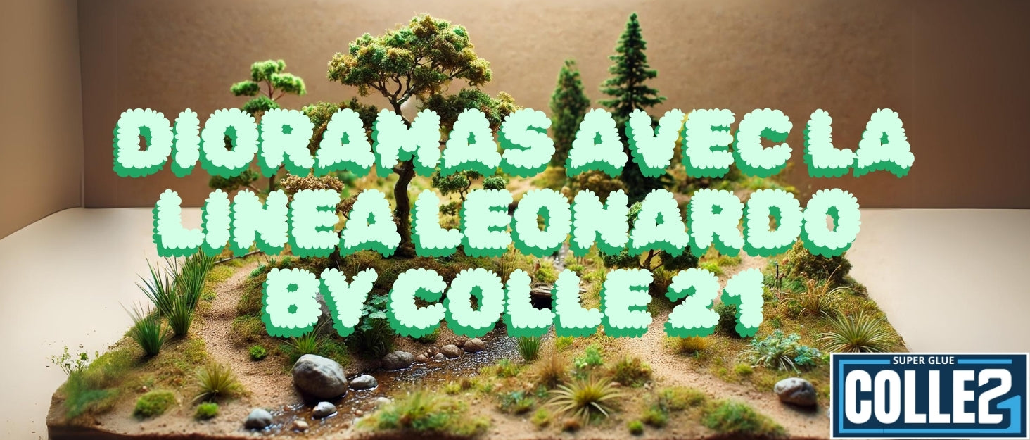 Dioramas avec la Linea Leonardo by Colle 21 : Pour des Scènes Réalistes et Immersives - Super Glue Colle 21