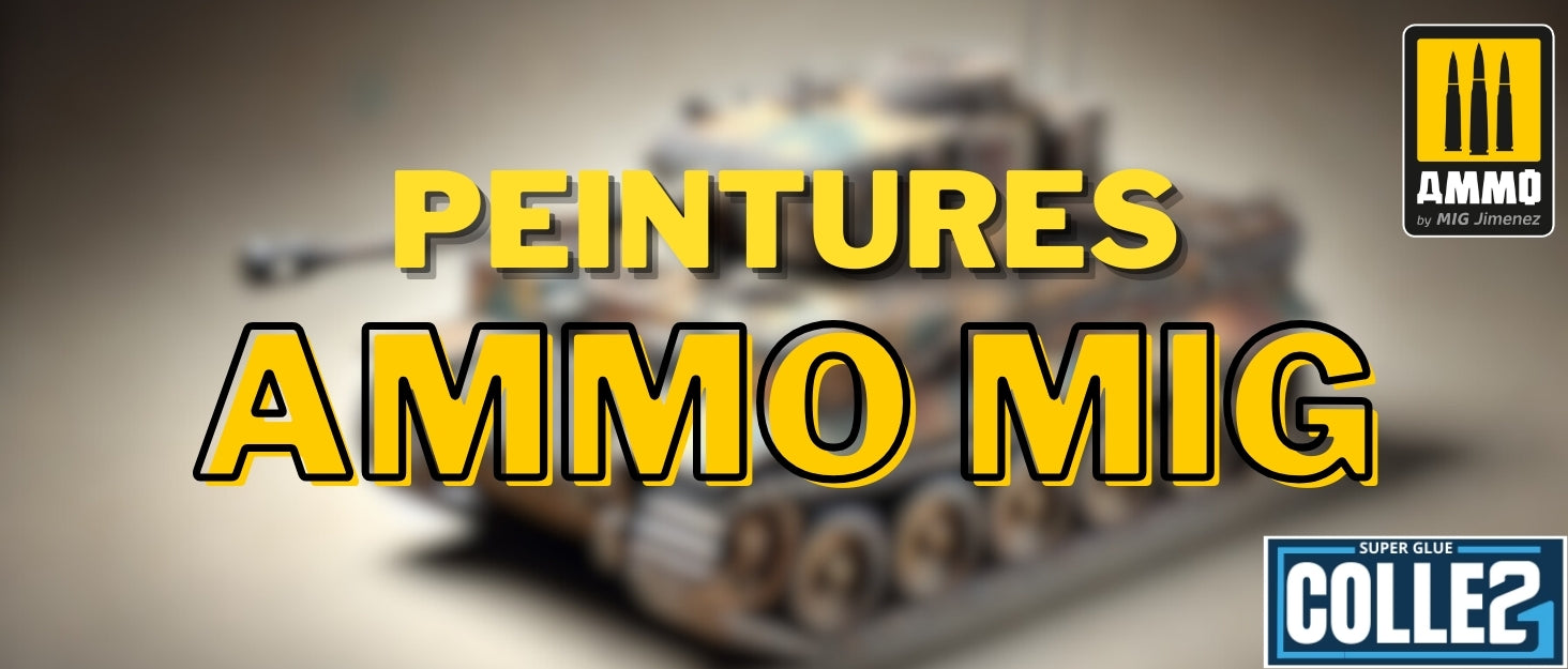 Peintures AMMO MIG : Des Couleurs Spécifiques pour des Résultats Professionnels - Super Glue Colle 21