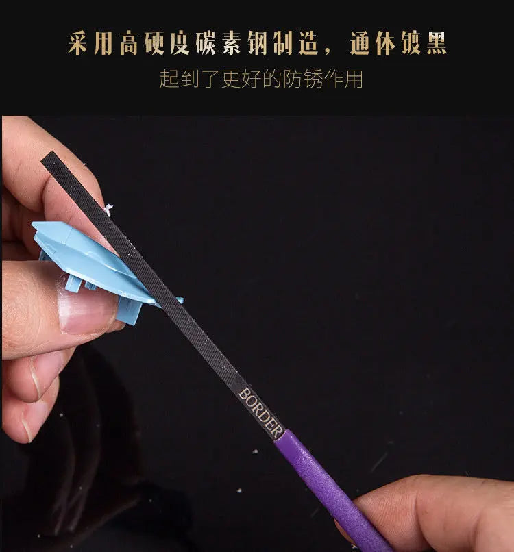Border Model BD0048 Special Thin File Medium Cutting Force Super Glue Colle 21