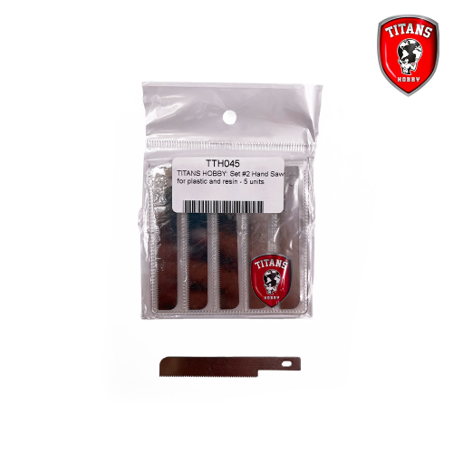Set de Scie de Précision pour modélisme Titans Hobby TTH045 ; Set n°2 de scies à main photo-découpé pour la découpe de plastique et de résine (5 pièces) - Scie pour modélisme, scie pour bricolage. colle 21