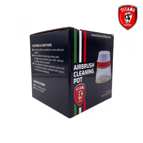 Station de Nettoyage pour Aérographe Titans Hobby TTH038 : Station de nettoyage avec 3 filtres et support - station pour modélisme, station pour bricolage colle 21