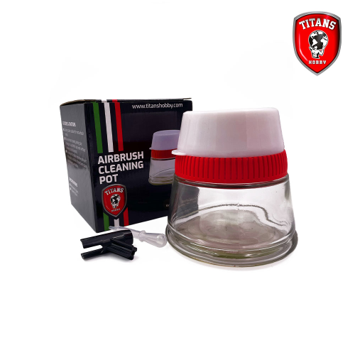 Station de Nettoyage pour Aérographe Titans Hobby TTH038 : Station de nettoyage avec 3 filtres et support - station pour modélisme, station pour bricolage colle 21