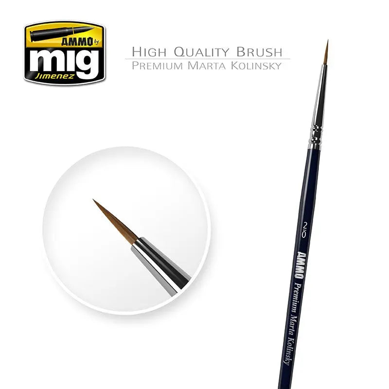 AMIG8601-Marta Kolinsky Premium Pennello Tondo n°2/0 colla 21