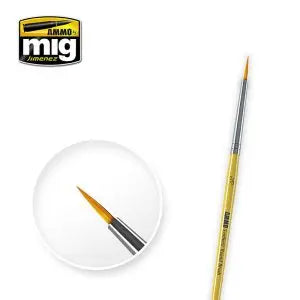 AMMO 8611: Pinceau Rond Synthétique n°3/0 colle 21