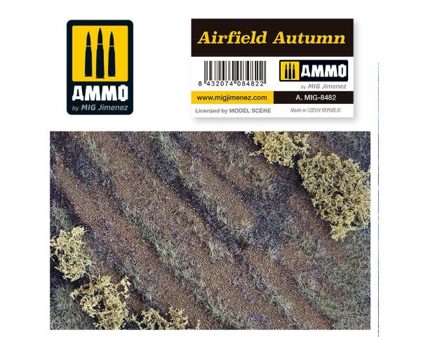 AIRFIELD AUTOMNE - Terrain réaliste avec végétation colle 21