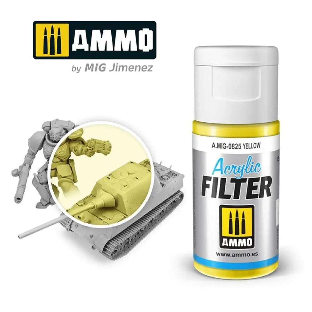 ACRYLIC FILTER Yellow Amig0825 colle 21