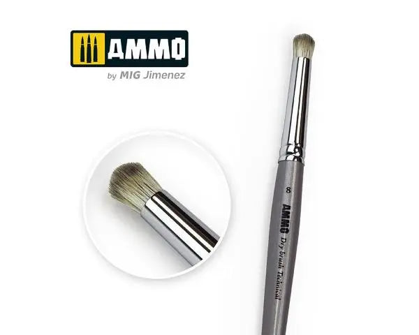 AMMO 8703: Pinceles Secos Pegamento nº8 21