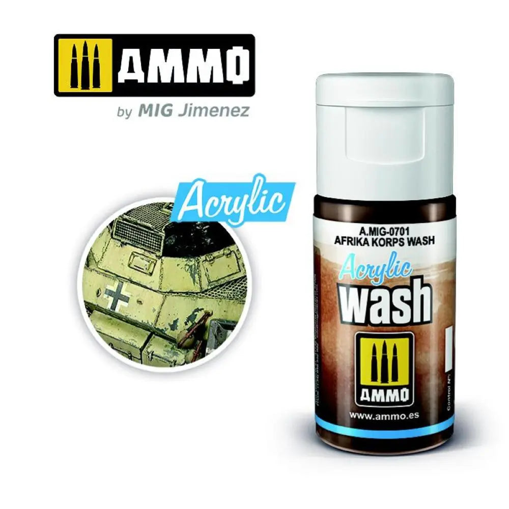 ACRYLIC WASH Colla Afrika Korps Wash AMIG0701 21