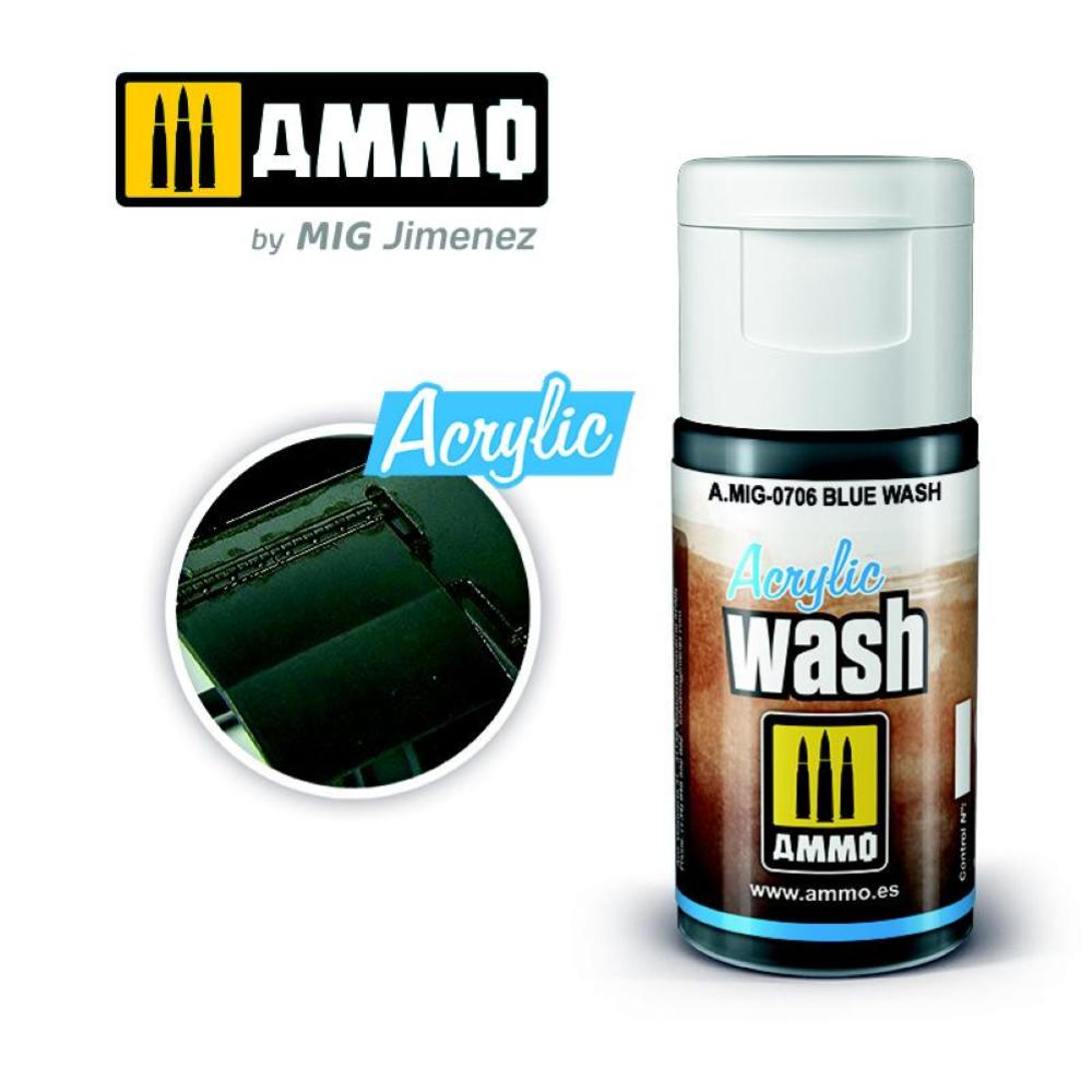 ACRYLIC WASH Blue Wash AMIG0706 colle 21