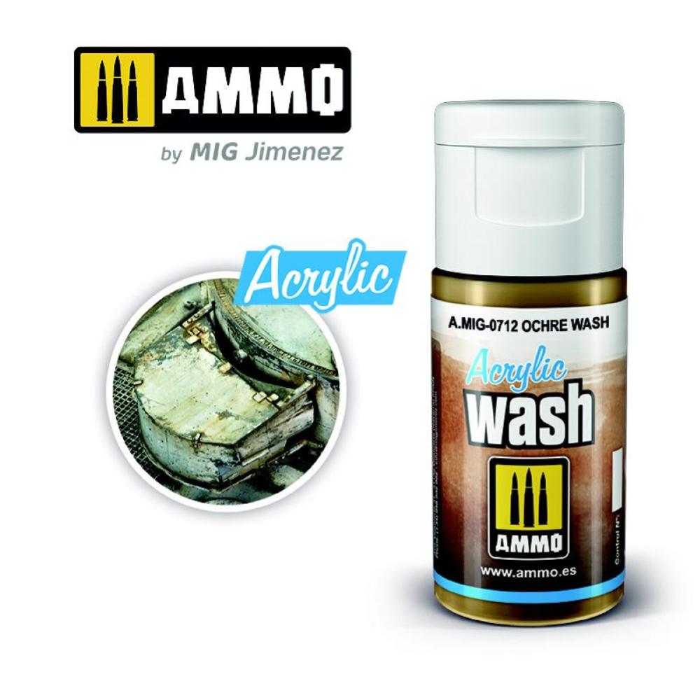 ACRYLIC WASH Ochre Wash AMIG0712 colle 21
