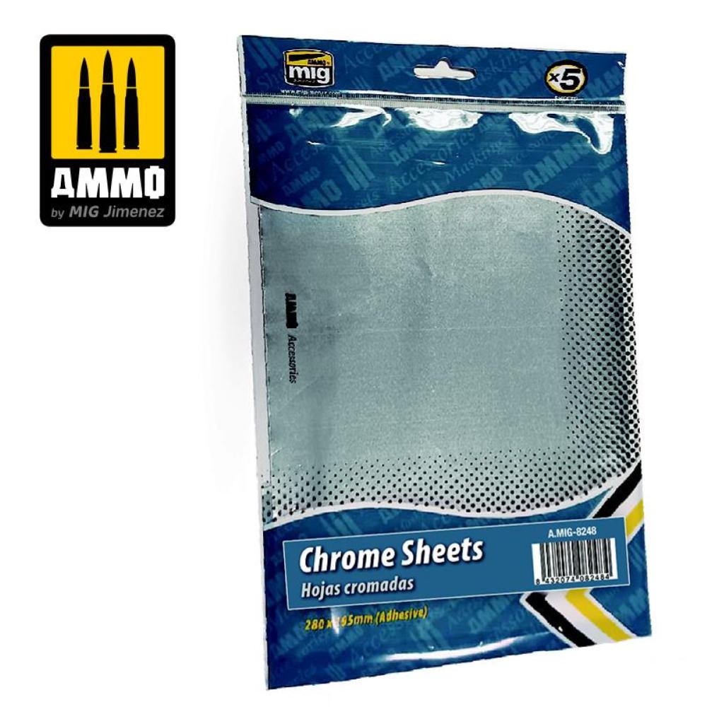 CHROME SHEETS 280x195 mm colle 21