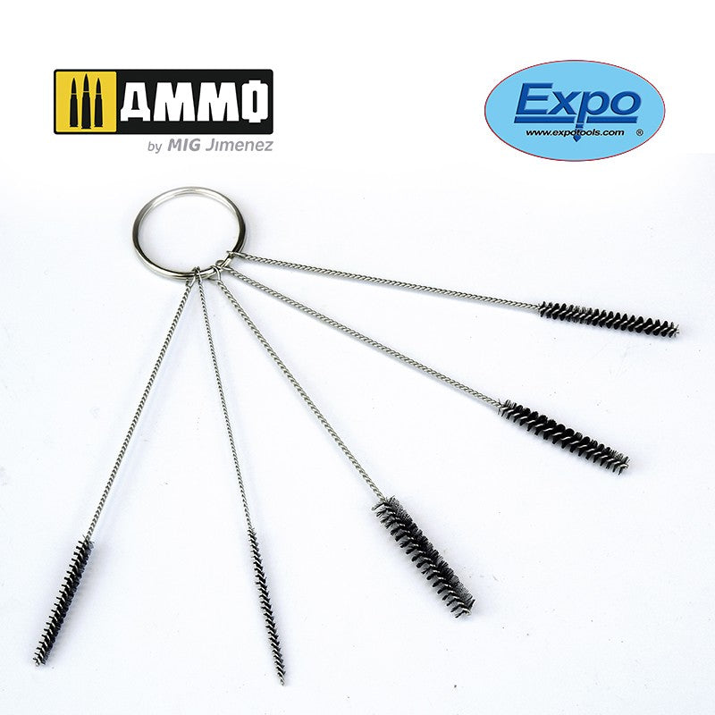5 pcs Airbrush Cleaning Brush Set colle 21