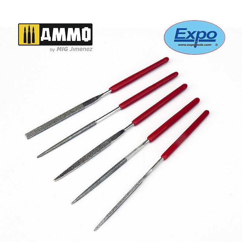 5 pcs Miniature Diamond File Set colle 21