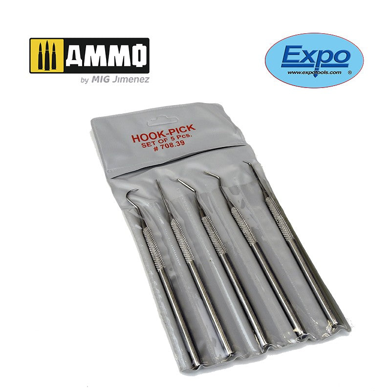 5 pcs Stainless Hook & Pick Set colle 21