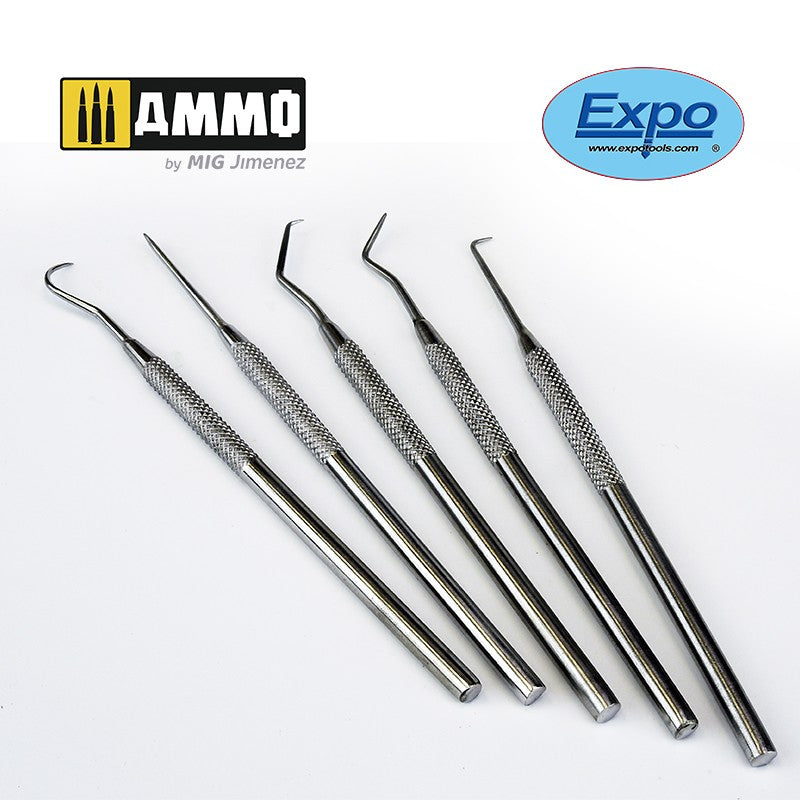 5 pcs Stainless Hook & Pick Set colle 21