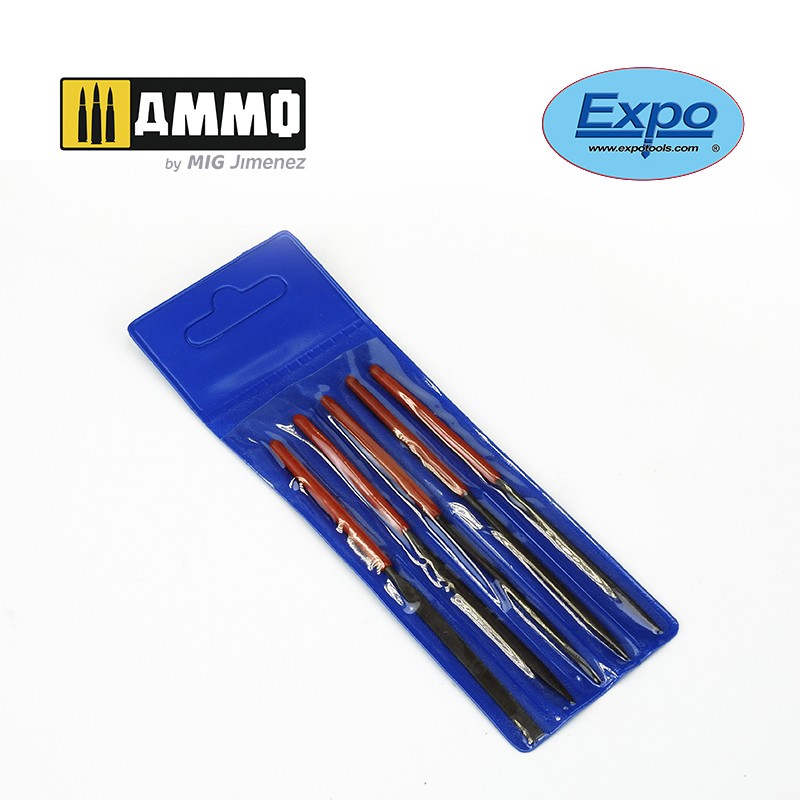 5 pcs Steel Mini Needle Files in Wallet colle 21