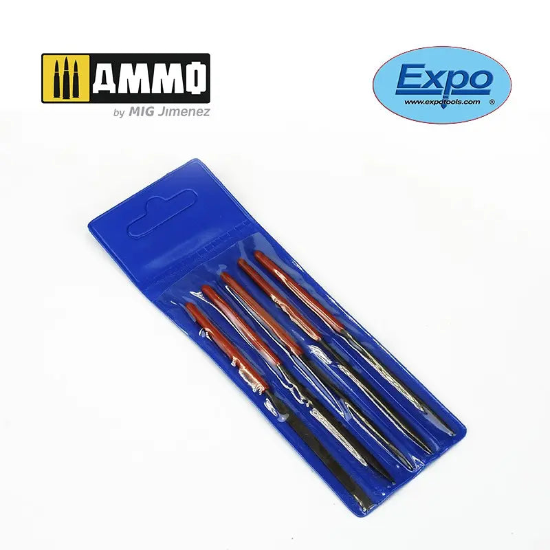5 pcs Steel Mini Needle Files in Wallet colle 21