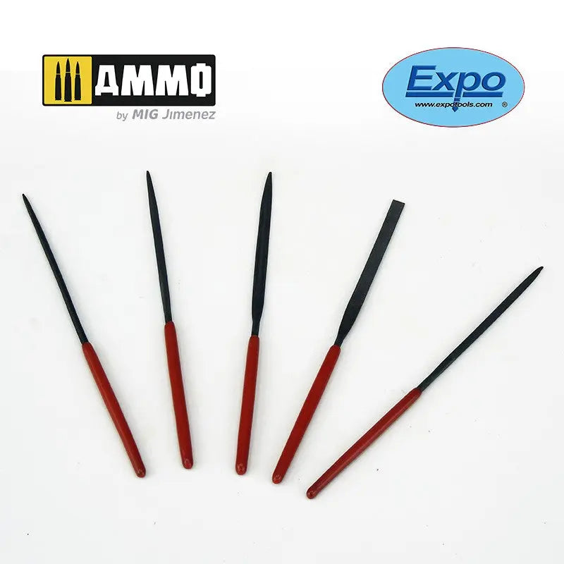 5 pcs Steel Mini Needle Files in Wallet colle 21
