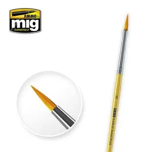 SYNTETIC ROUND BRUSH N°6 colle 21