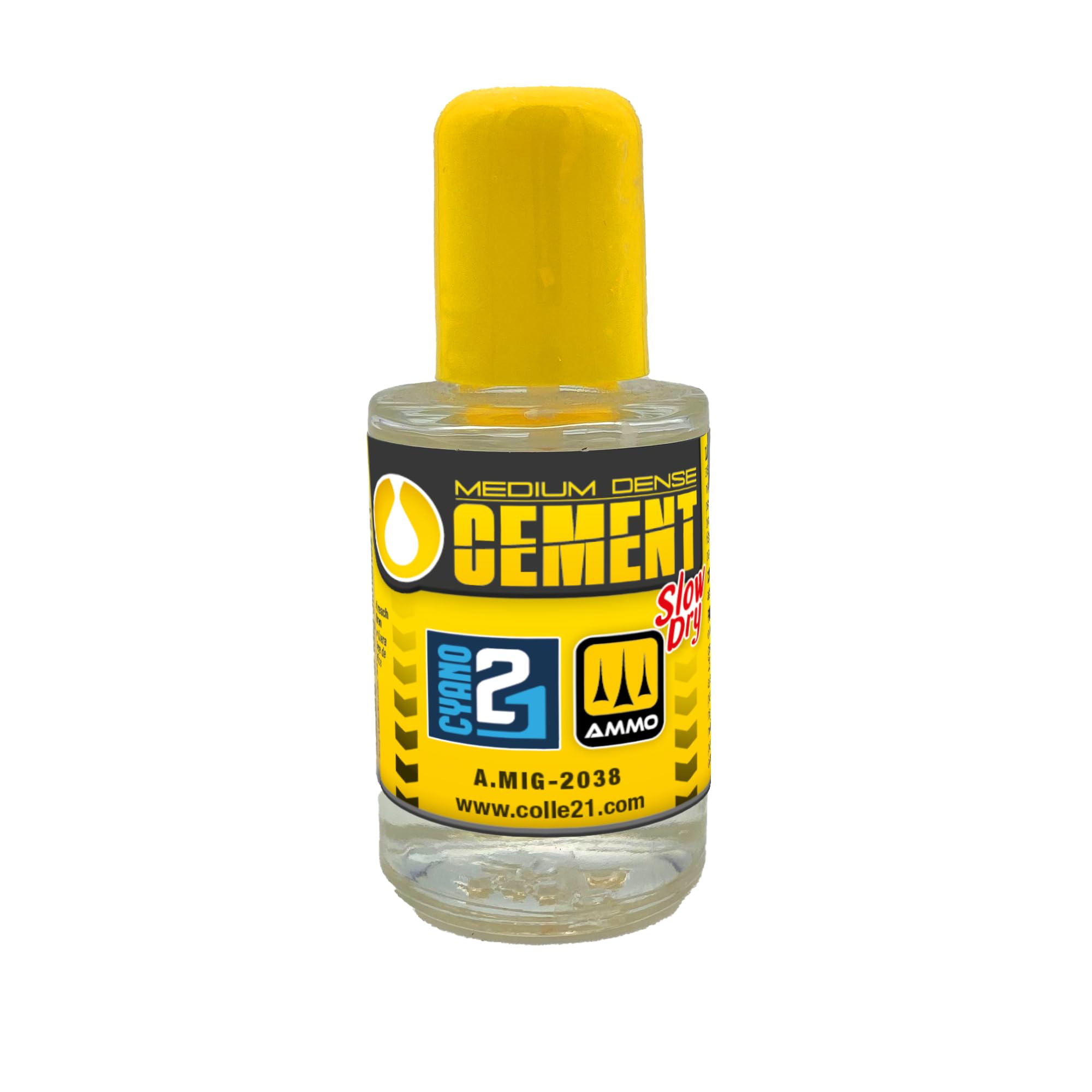 Glue MEDIUM DENSE CEMENT - SLOW DRY (polyester plastic glue)
