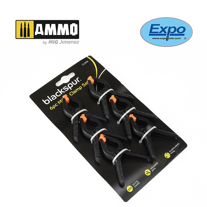 6 pcs Micro Clamp Set colle 21