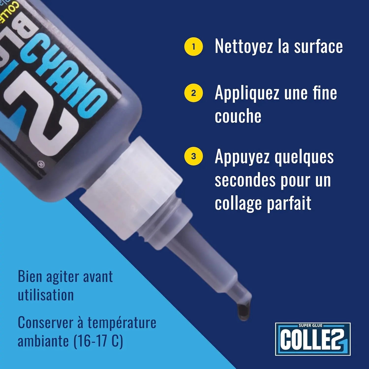 Super Glue Colle21 Noir