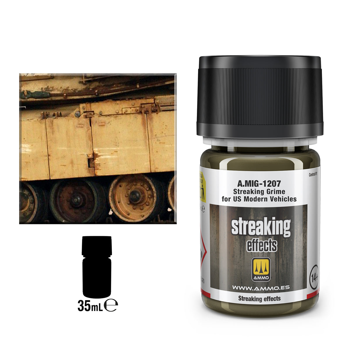 STREAKING Grime for US Modern Vehicles - AMMO by Mig Jimenez