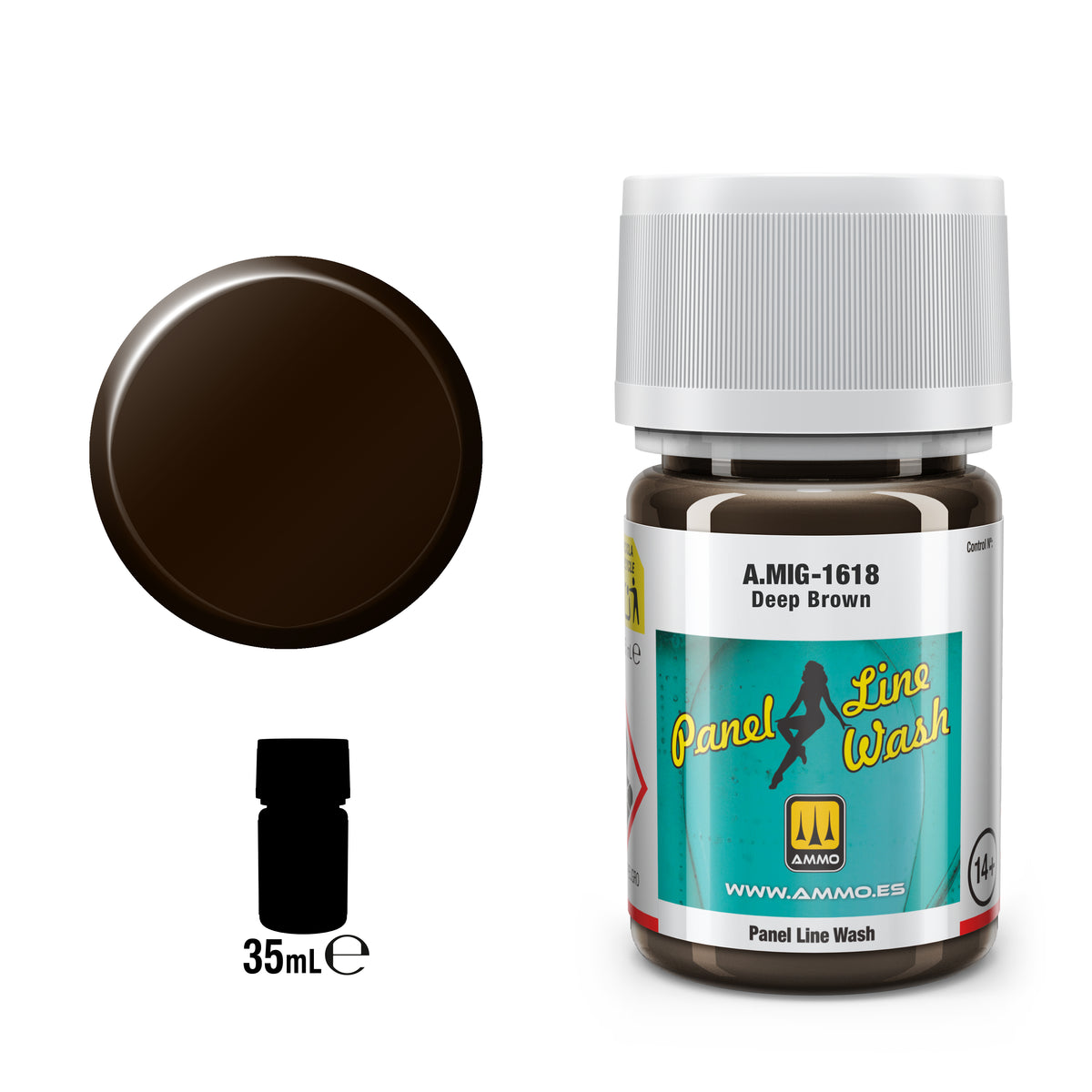 PLW Deep Brown - AMMO by Mig Jimenez