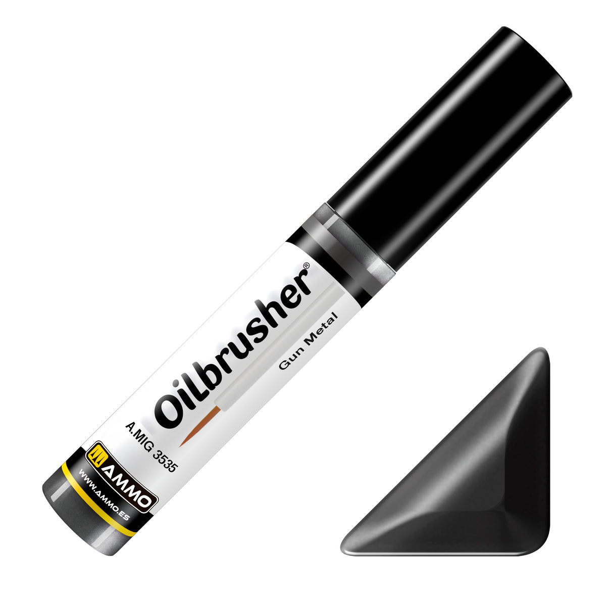 OILBRUSHER Gun Metal - AMMO by Mig Jimenez