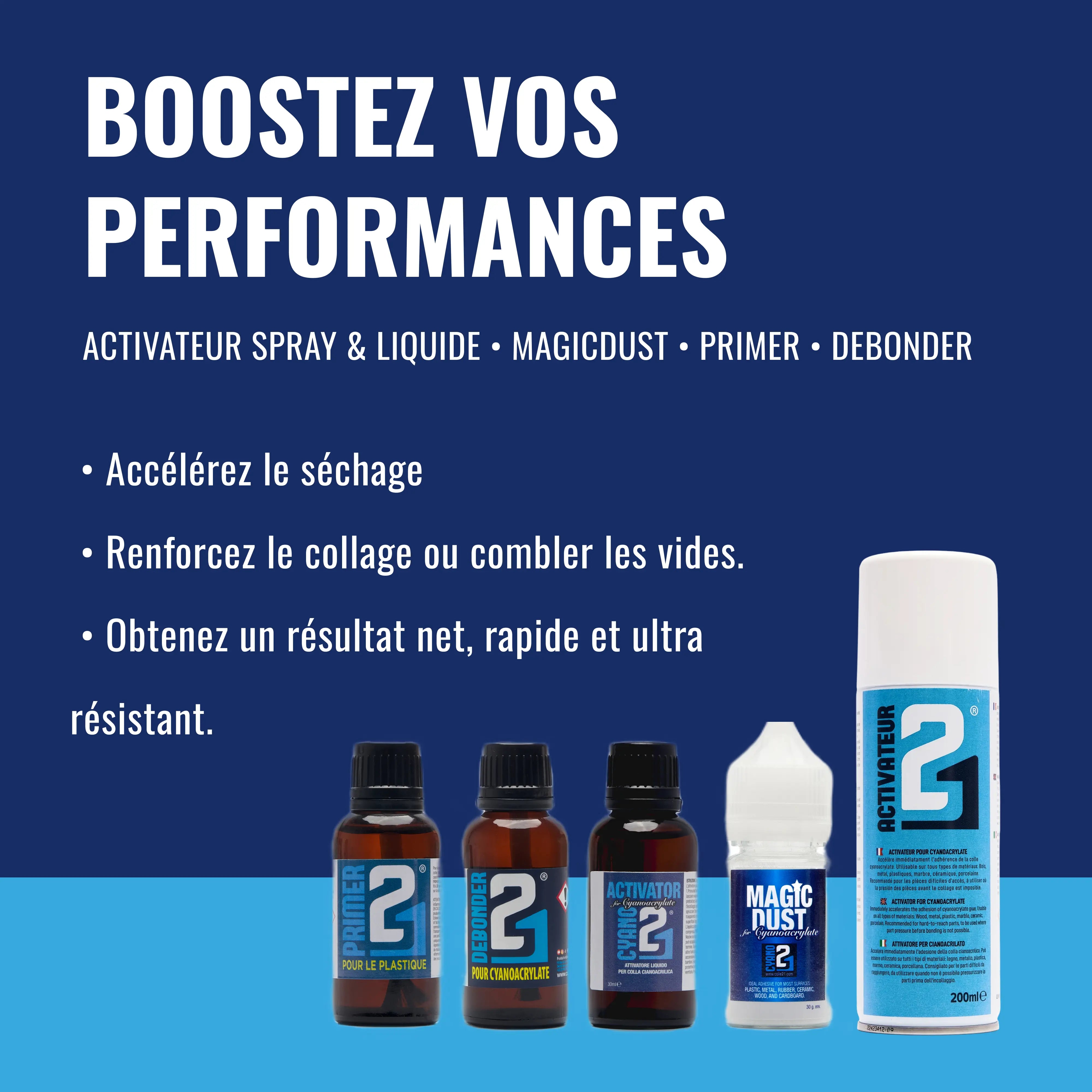 🧪 KIT PRO EVOLUTION Super Glue Colle21 Multi-Usage Tous Matériaux – Kit Professionnel idéale pour le modélisme, le bricolage créatif et les réparations techniques exigeantes. 🛠️🚀 colle 21