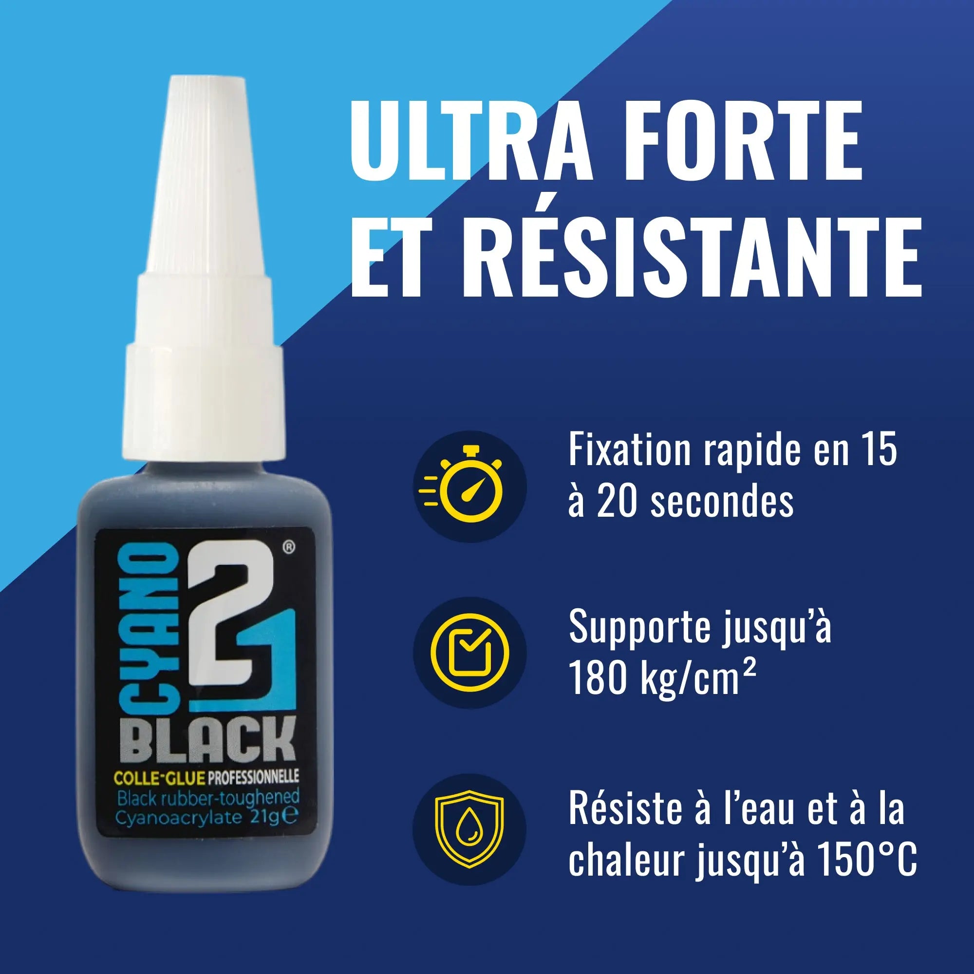 Super Glue Colle21 Noir