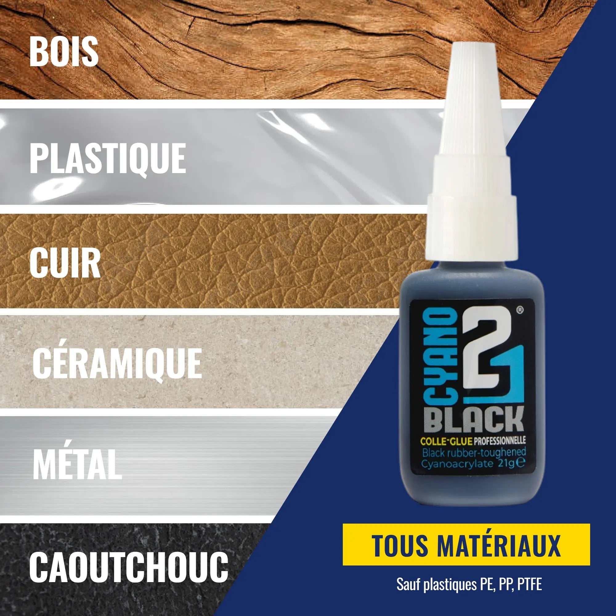 Super Glue Colle21 Noir