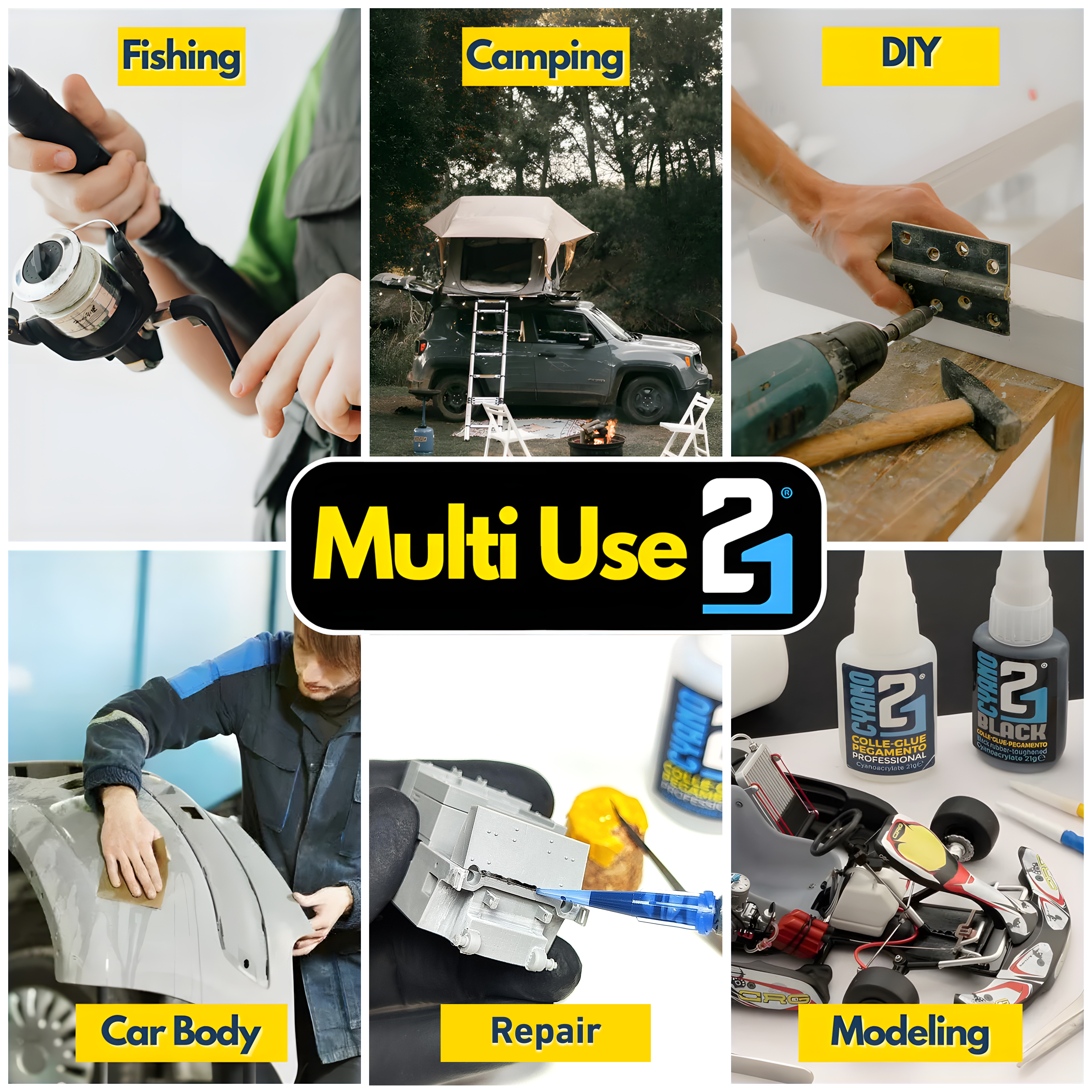 Support pinceaux Superglue Colle21