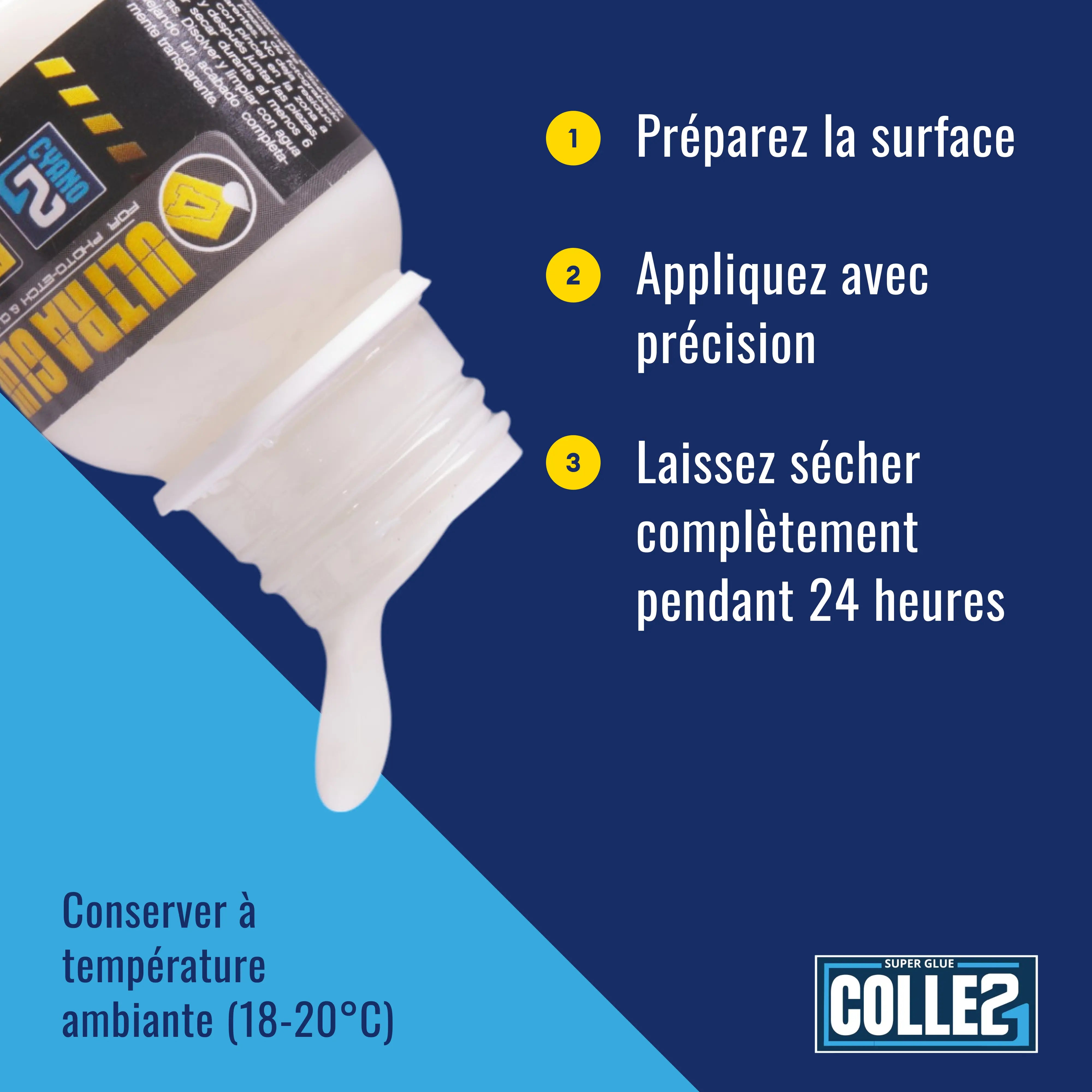 🧪 ULTRA GLUE Colle21, Colle Résine Colle21 & Ammo Mig – 40 ml. coller pièces photo-découpées, verrières transparentes, accessoires fragiles Produit pour bricolage & modélisme, pour des finitions parfaites ! ✨🔧 colle 21