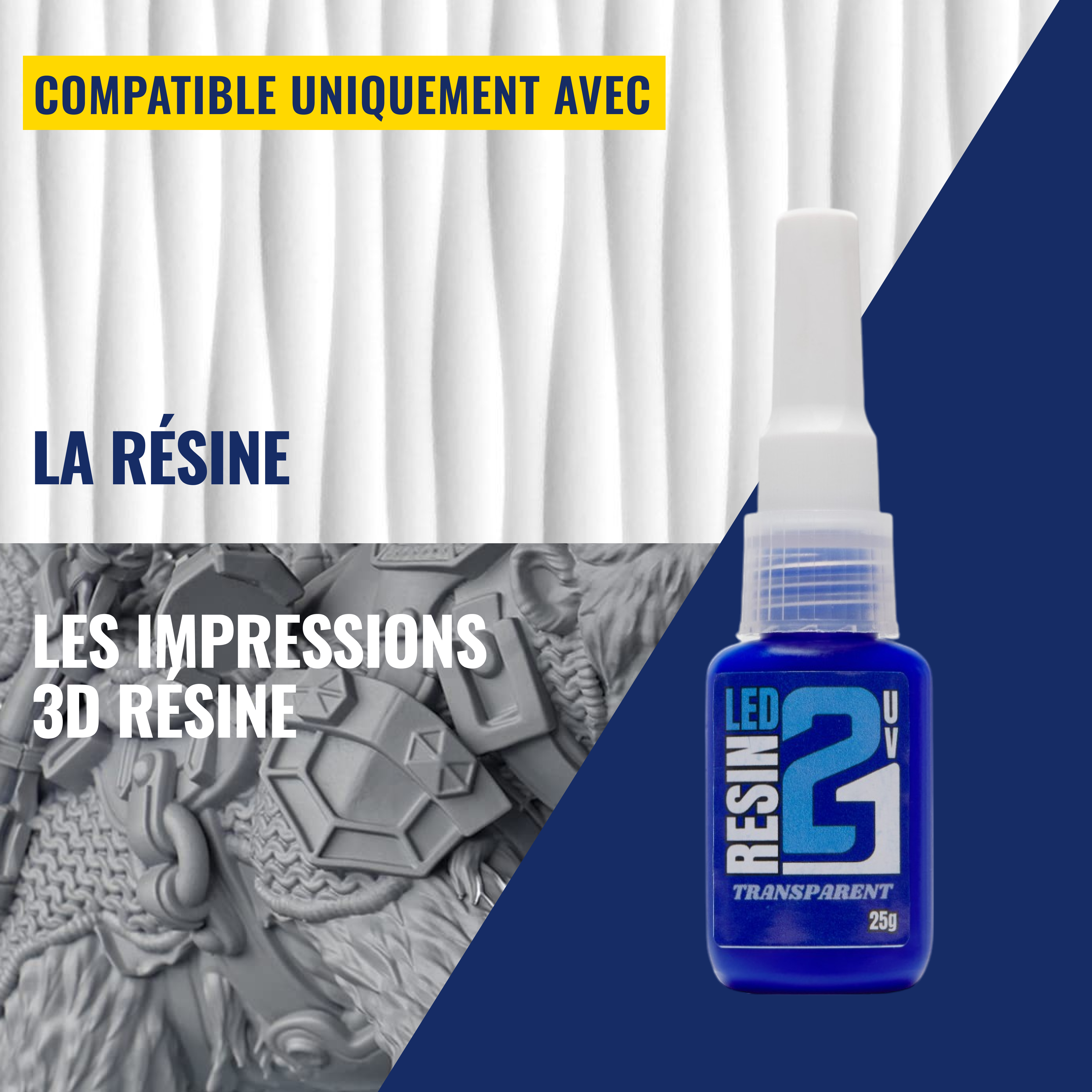 🧪 Résine Transparente LED UV Colle21 – Résine Époxy Haute Précision pour Modélisme, Bricolage et Créations DIY colle 21