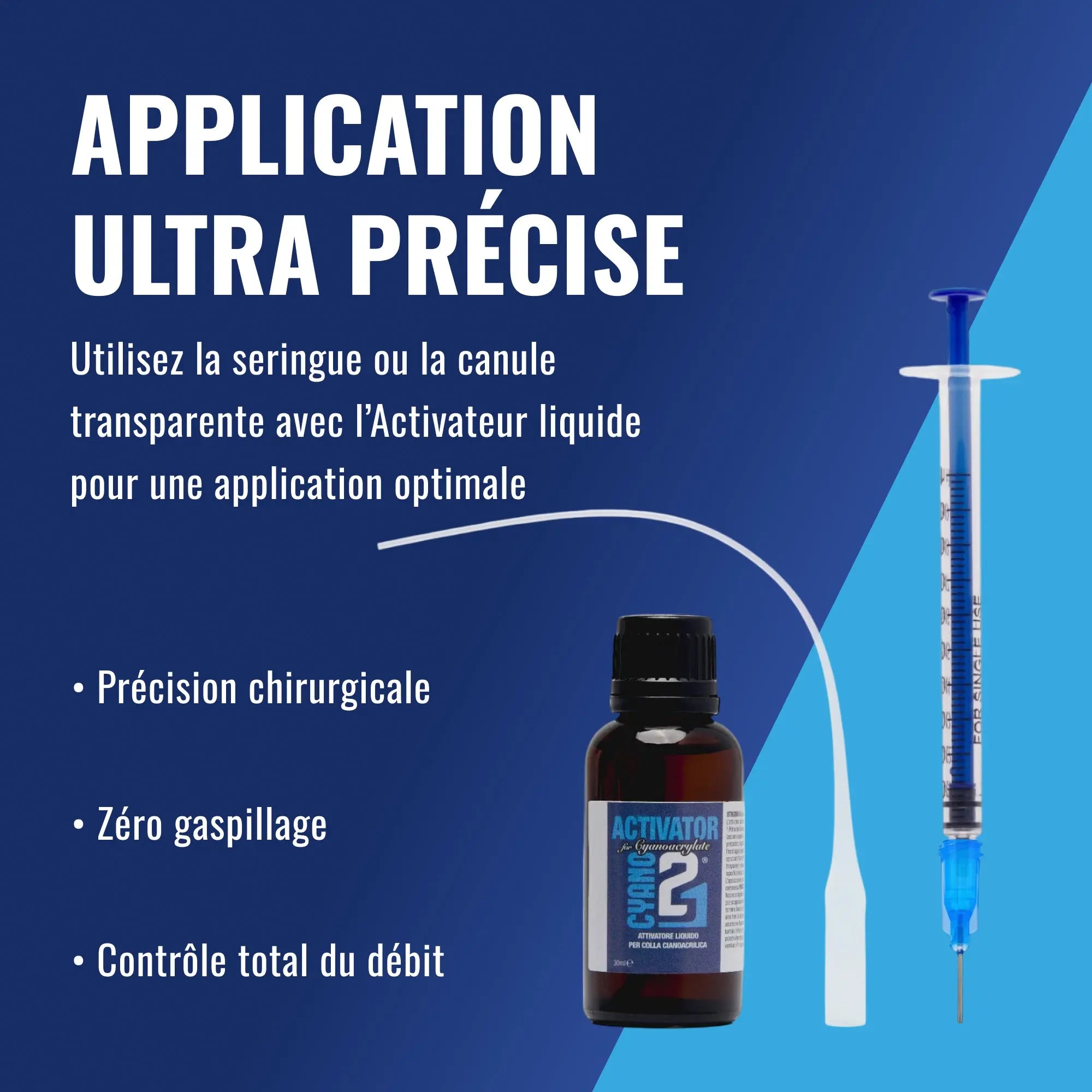 KIT ACTIVATEUR Colle21 Super Glue Colle21 DENSE + ACTIVATEUR LIQUIDE pour cyano 30ml -
Colle Extra-Forte Multi-Usages
Idéale pour le modélisme, le bricolage créatif et les réparations techniques exigeantes.🛠️ Colle 21
